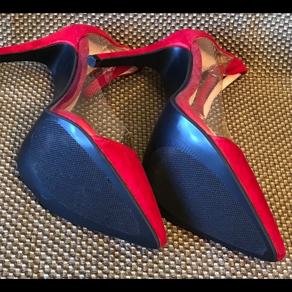 LILIANA red high heel pumps 8.5 - Picture 7 of 11